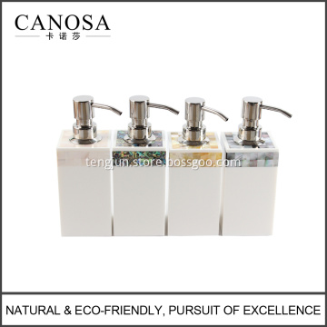Handmade Mother of Pearl Liquid Soap Dispenser